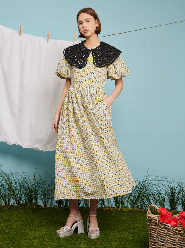 Evelyn Gingham Midi Dress – Sister Jane