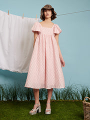 Maude Angel Sleeve Dress