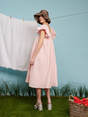 Maude Angel Sleeve Dress