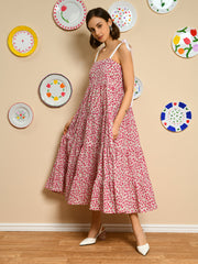 Britt Floral Tiered Dress