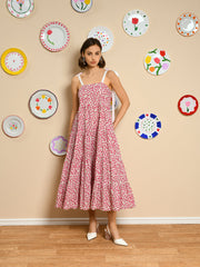 Britt Floral Tiered Dress