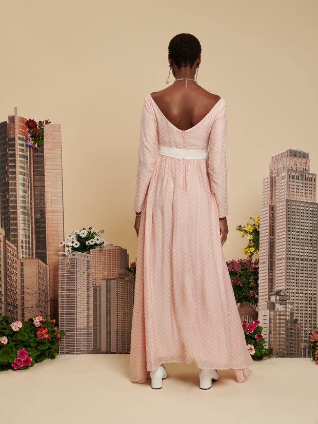 <b>DREAM</b> Tiffany Polka Dot Maxi Dress