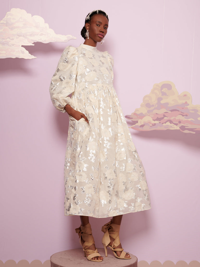 DREAM Beau Jacquard Midi Dress – Sister Jane