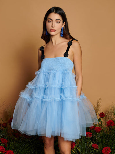 <b>DREAM</b> Moonlight Meadow Tulle Mini Dress