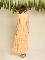 <b>DREAM</b> Apricot Tulip Ruffle Dress