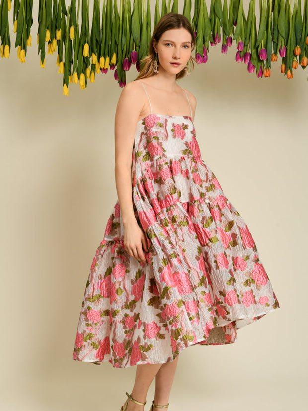 <b>DREAM</b> Tulipa Jacquard Tiered Dress