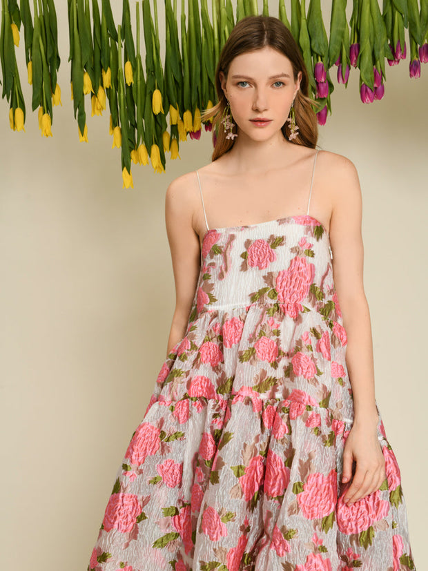 <b>DREAM</b> Tulipa Jacquard Tiered Dress