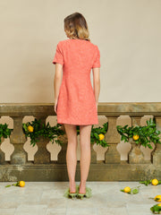 <b>DREAM</b> Citrus Summer Tweed Dress
