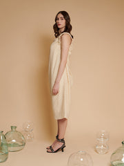 <b>Ghospell</b> Nisha Sleeveless Midi Dress