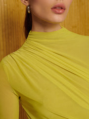 <b>Ghospell</b> Brittany Draped Midi Dress