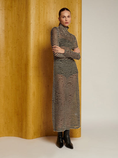 <b>Ghospell</b> Jemima Stretch Midi Dress