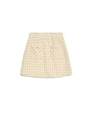 <b>DREAM</b> Meadow Check Tweed Skirt