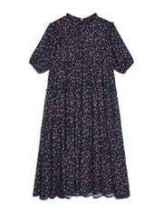Night Bloom Tiered Dress