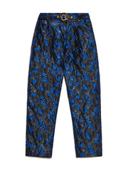 Margot Jacquard Belted Trousers