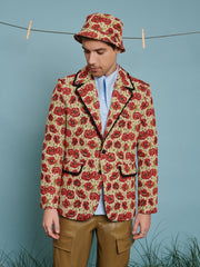Clover Poppy Tapestry Blazer