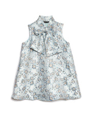 Opal Jacquard Bow Dress