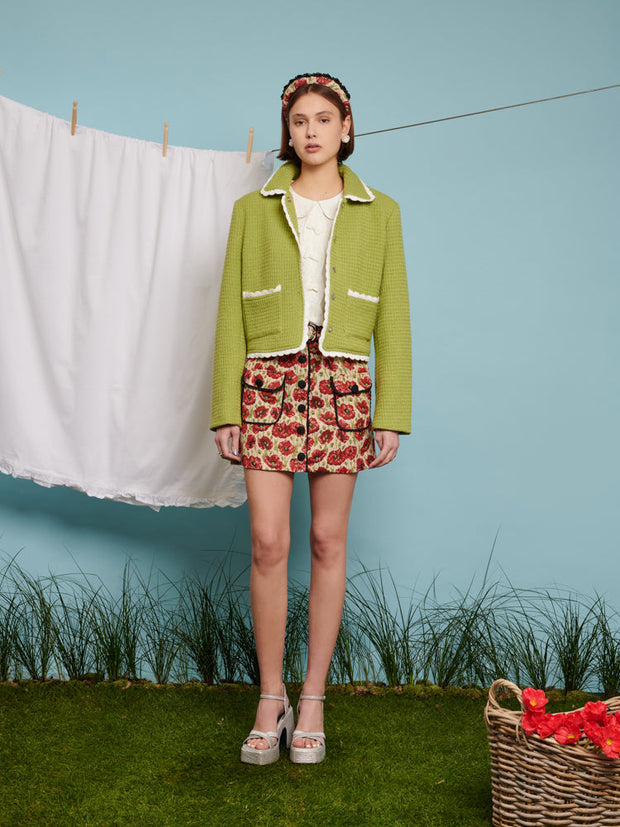 Shirley Poppy Tapestry Skirt