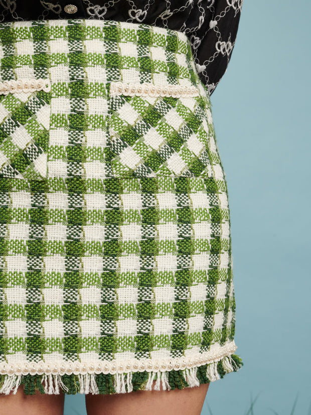 Nana Tweed Mini Skirt