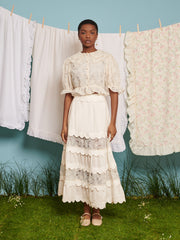 <b>DREAM</b> Wind Chime Midi Skirt