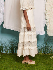 <b>DREAM</b> Wind Chime Midi Skirt