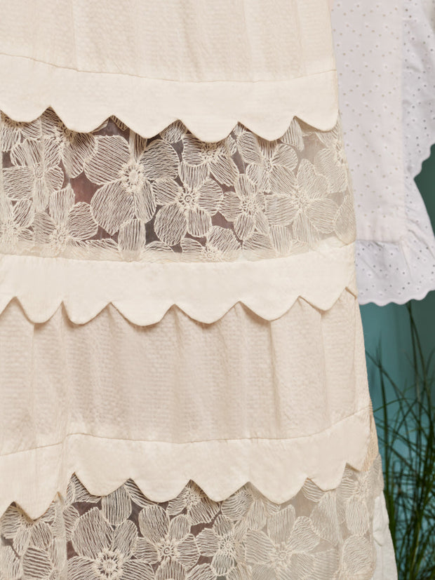 <b>DREAM</b> Wind Chime Midi Skirt