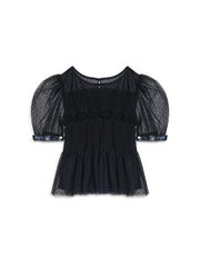 <b>DREAM</b> Sofie Spot Tulle Top