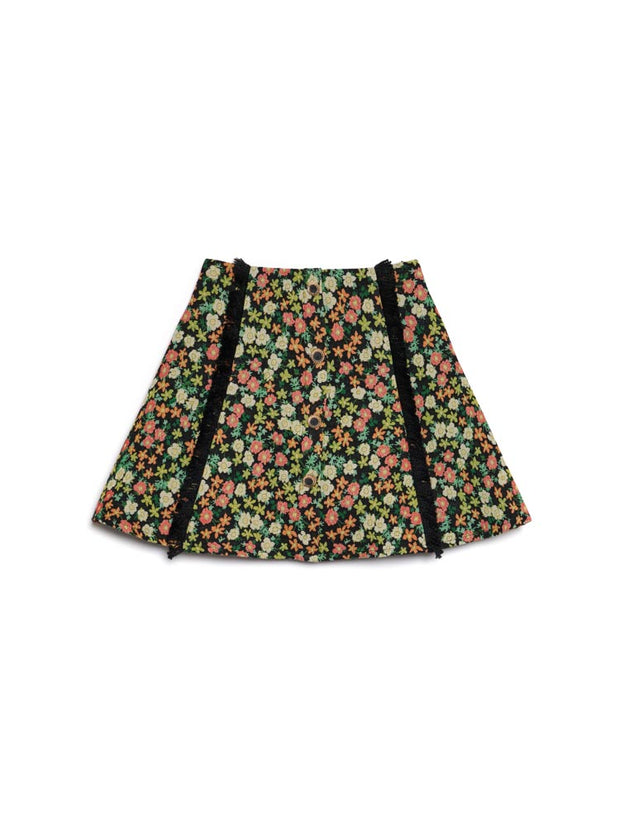 Garden Tapestry Mini Skirt