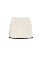 Odette Sequin Tweed Skirt