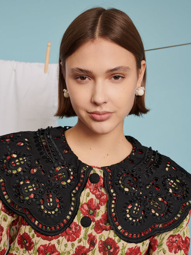 Shirley Poppy Tapestry Top
