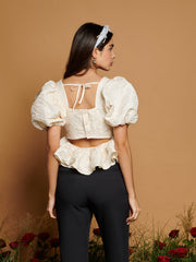 <b>DREAM</b> French Rose Jacquard Top