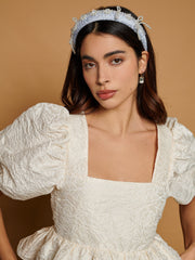 <b>DREAM</b> French Rose Jacquard Top