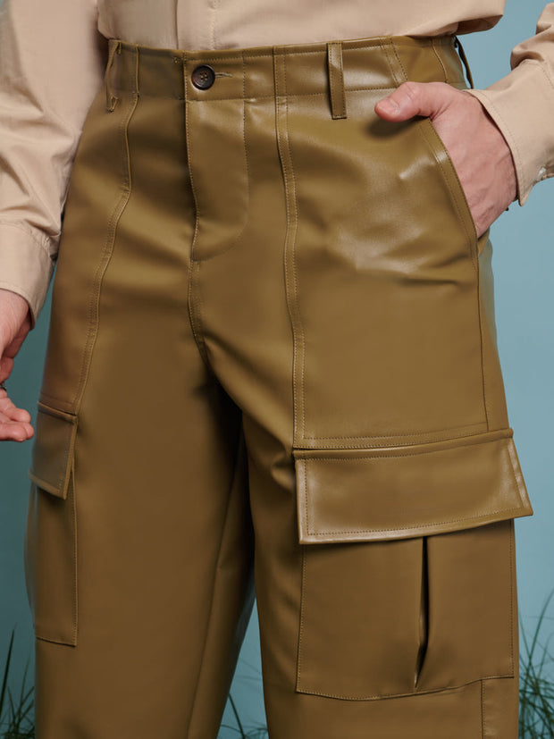 Miller PU Cargo Trousers
