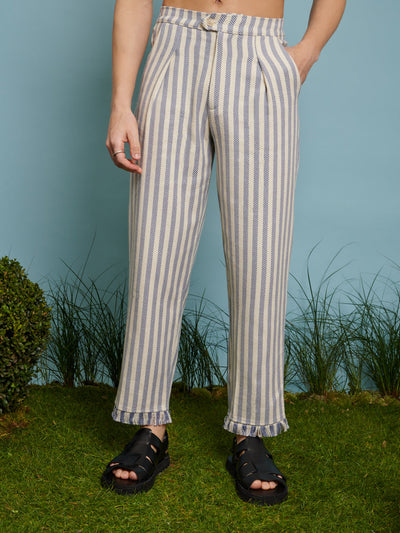 Layne Fray Stripe Trousers