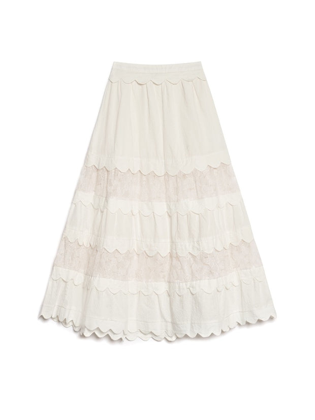 <b>DREAM</b> Wind Chime Midi Skirt